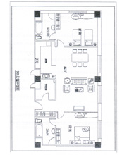 2LDK　122㎡-128㎡　RMB26000～/一ヶ月