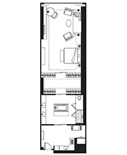 Studio 60㎡ RMB17000～ / 1ヶ月
