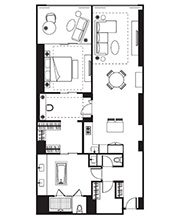 1LDK 102㎡ RMB23000～ / 1ヶ月
