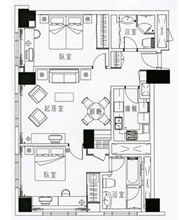 1LDK 78㎡ RMB15000～ / 1ヶ月