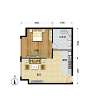 1LDK 85㎡ RMB17500～ / 1ヶ月