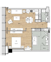 1LDK 84㎡ RMB25000～ / 1ヶ月
