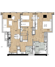 2LDK 129㎡ RMB３３000～ / 1ヶ月