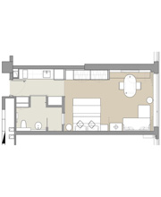 行政景观房（1ＬＤＫ）58㎡15000元
